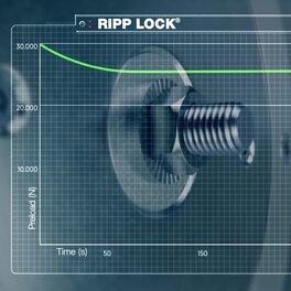 Le rondelle, le viti e i dadi di sicurezza RIPP LOCK® vengono utilizzati con successo da oltre un decennio.