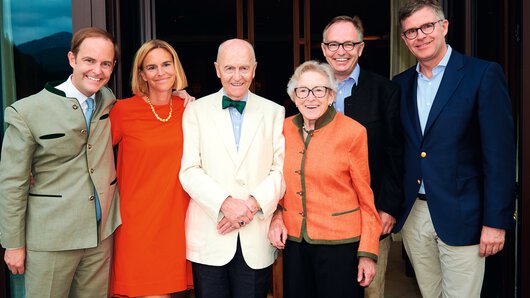 La famille Böllhoff, famille fondatrice de la Fondation Wolfgang et Regina Böllhoff, en 2006