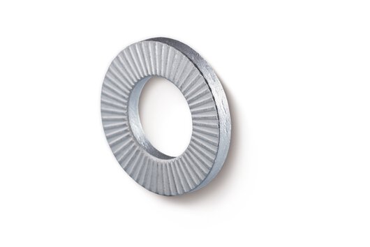 RIPP LOCK® self-locking washer with ribbed surface.