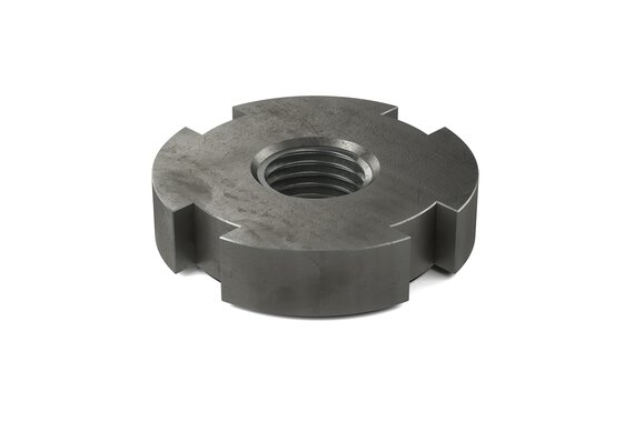 Round nuts (DIN 1804) – nuts without locking function.