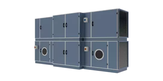 Imagem de um sistema de ventilação personalizado para a tecnologia de ventilação e ar condicionado