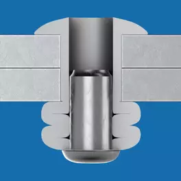 RIVQUICK® Varigrip – đinh tán đầu chìm nhiều kẹp cho nhiều mục đích sử dụng