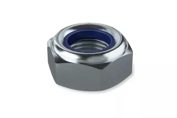 Image of a hexagon nut – DIN 985.