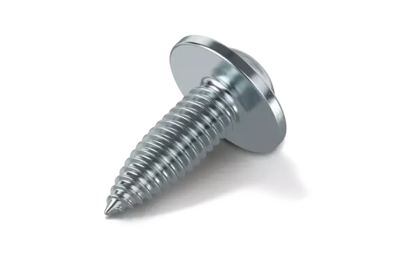 Selbstfurchende QUICK FLOW® Plus Schraube – Variante mit Linsenflanschkopf
