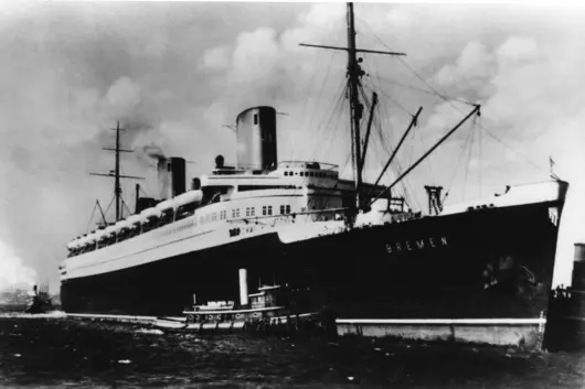 Picture of the passenger ship "Bremen"