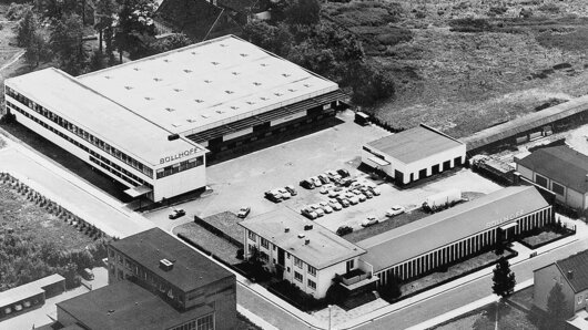 La sede de Böllhoff en Bielefeld-Brackwede en la década de 1960 o 1970