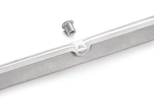 RIVSET® HDZ self-pierce rivet in section