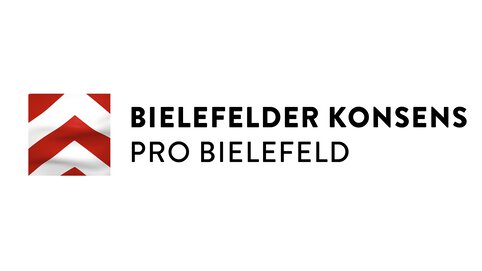 Le logo de l'association Bielefelder Konsens : Pro Bielefeld e.V., association soutenue par Böllhoff.