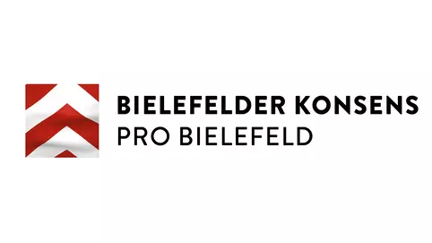 Das Logo des Vereins Bielefelder Konsens: Pro Bielefeld e.V., welcher von Böllhoff unterstützt wird.