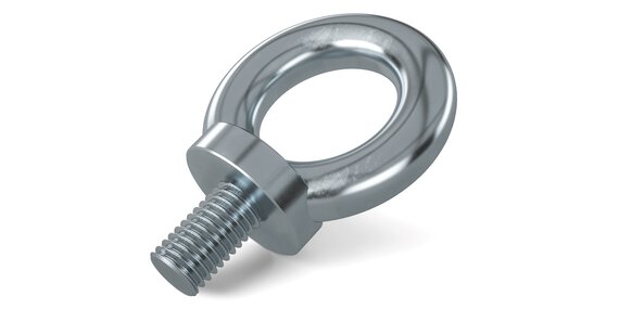 Image of a lifting eyebolt – DIN 580