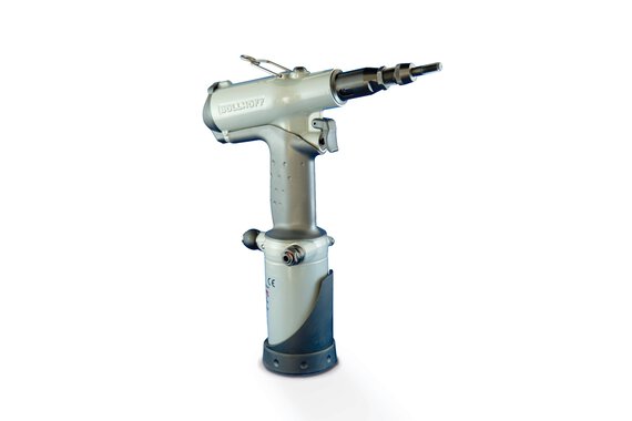 RIVKLE® P1007 PN: máquina de colocación hidráulica/neumática para tuercas y pernos remachables RIVKLE® PN (de M 3 a M 8)
