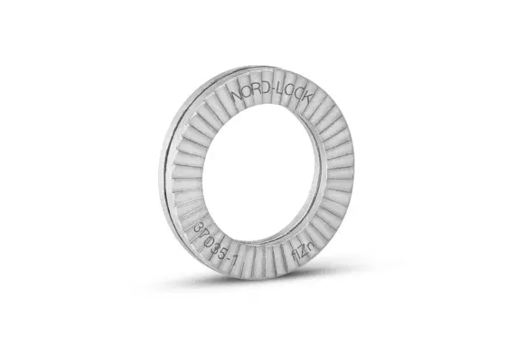 Hình ảnh sản phẩm của vòng đệm khóa nêm Nord-Lock có đường kính ngoài mở rộng.