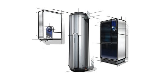 Image of heat pumps