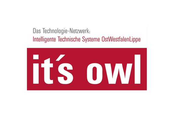 Logo della rete tecnologica “Intelligente Technische Systeme Ostwestfalen-Lippe” [Ostwestfalen-Lippe Intelligent Technical Systems].