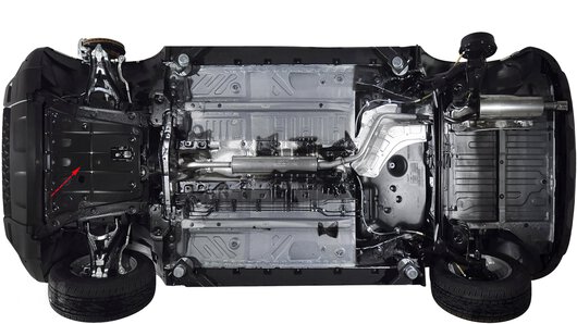 Renault Duster under-engine fairing – source A2MAC1