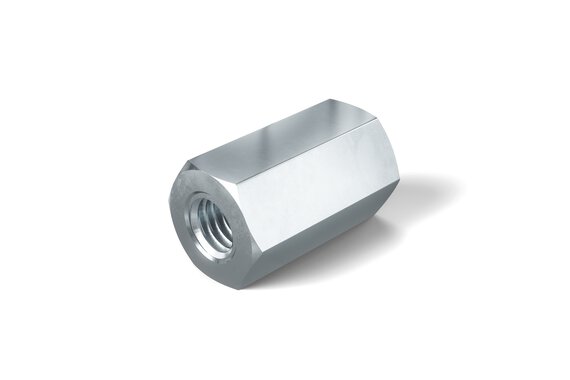 Hexagon coupling nuts are similar to other long nuts in their function.