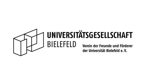 Das Logo der Universitätsgesellschaft Bielefeld, die von Böllhoff unterstützt wird.