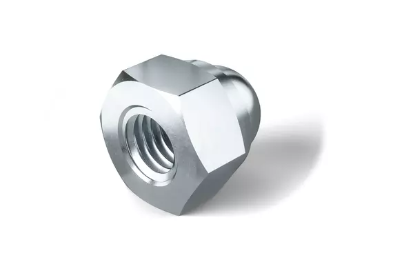 Hexagon cap nuts (DIN 986).