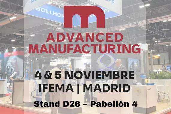 Visite-nos na Advanced Manufacturing Madrid 2026