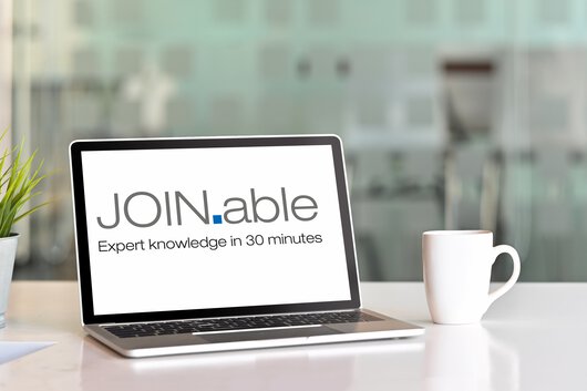 Unsere JOIN.able Online‑Seminare vermitteln Wissen in 30 Minuten.