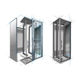 Enclosure of switch cabinets