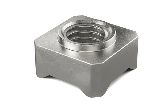 Square neck weld nuts (DIN 928).