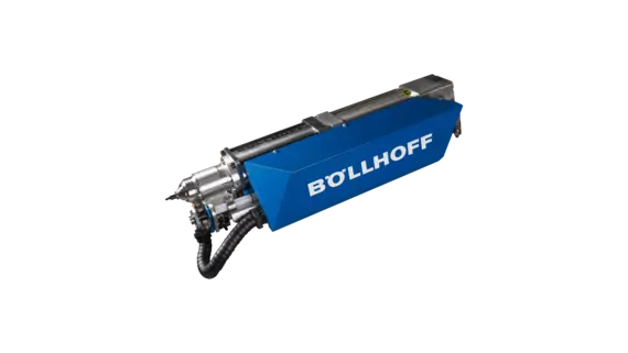 Böllhoff RIVKLE® Automation E – elektromos beültető szerszám vakszegecsanyákhoz és -csavarokhoz, kompakt beültető fej