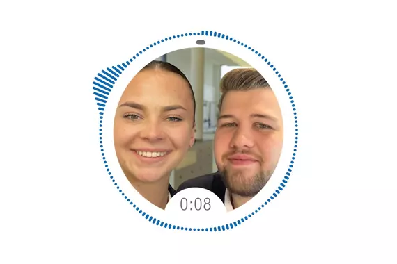 Werkstudent Felix Hoppe im Interview mit Laura Jakub in unserem Podcast – INSIDER