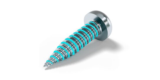 Additional thread of the QUICK FLOW® Plus screw