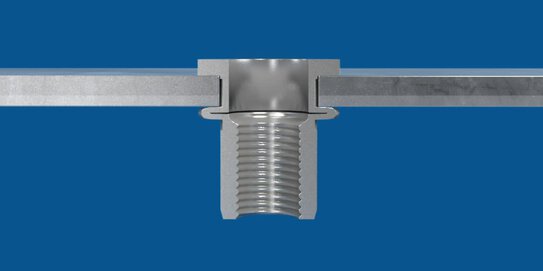RIVKLE® blind rivet nuts – the riveting process.