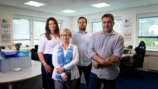 Internal industrial sales team (four people) at the Böllhoff Czech Republic site