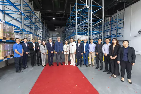 Management and team at the opening of the new    Böllhoff site in Guangzhou in southern China