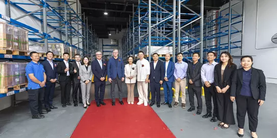 Management and team at the opening of the new    Böllhoff site in Guangzhou in southern China