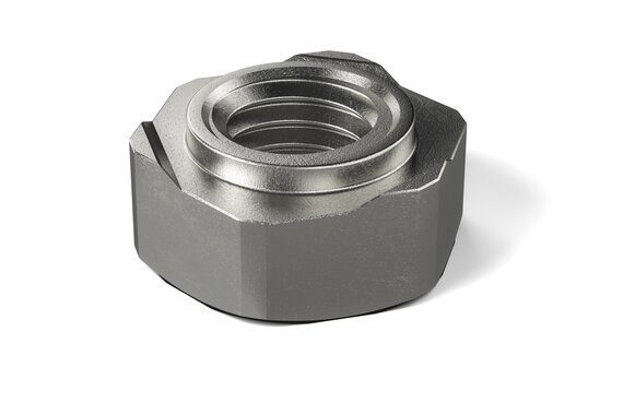 Hexagon weld nuts (DIN 929).