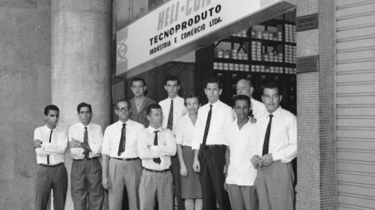 Das Böllhoff Team am Standort Brasilien im Jahr 1966