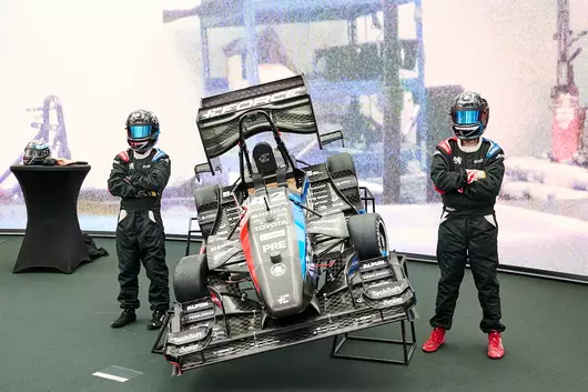 CTU.26 electric single-seater from the EFORCE Prague    Formula team at the Czech Technical University in    Prague