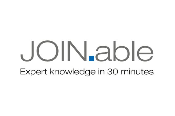 JOIN.able seminerlerimiz teknisyenler için önemli bilgileri aktarır - sadece 30 dakikada.