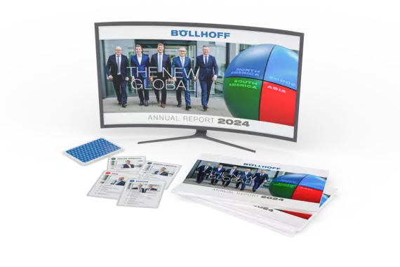 Jahresbericht der Böllhoff Gruppe in digitaler und gedruckter Form.