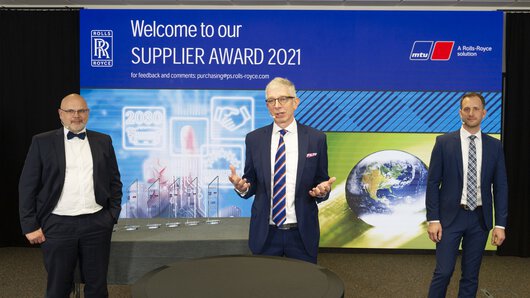 [Translate to Deutsch:] Virtual Ceremony - Rolls-Royce Solutions Supplier Award 2021