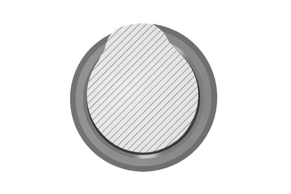 Core cross section of the EJOT DELTA PT® screw