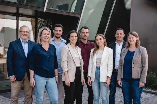 Teamfoto der Böllhoff Österreich Mitarbeiter