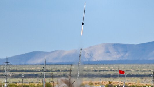 Successful start of the HELVETIA rocket at the Spaceport America Cup 2022