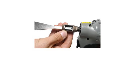 Fork adjustment for RIVKLE® P2007 – battery operated seeting tool for blind rivet nuts and studs