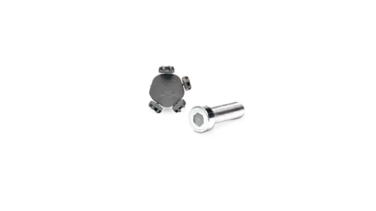 Un producto PARRYPLUG® y un tornillo donde se inserta una clavija.