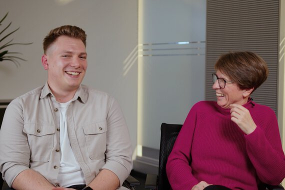 Thomas Giesbrecht (IT Inhouse Consultant) und Kerstin Kost (IT Inhouse Consultant)