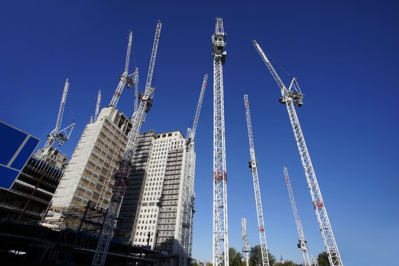 Image of an industrial construction site